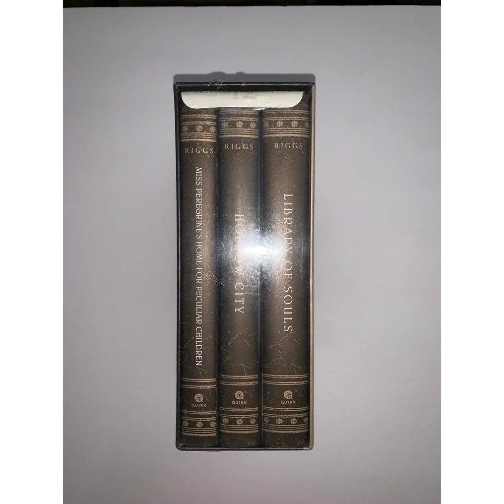 Miss Peregrines Peculiar Children Boxed Set 3 Novels by‎ Ransom Riggs Hardcover